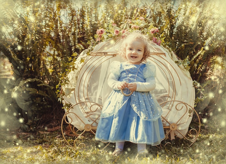 costume da maga bambina