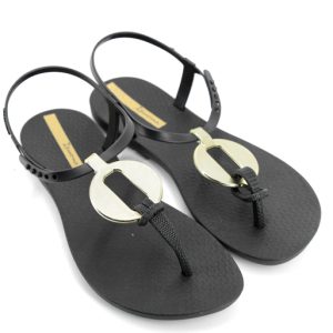 26544/20576 BLACK GOLD NERO/ORO SANDALO INFRADITO – IPANEMA