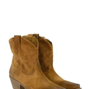 DX339 INGRASSATO CUOIO STIVALETTO TEXANO ESTIVO – METISSE