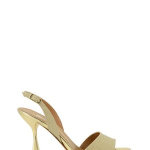 211L MESH PLATINO SANDALO TACCO ALTO ELEGANTE - L AMOUR