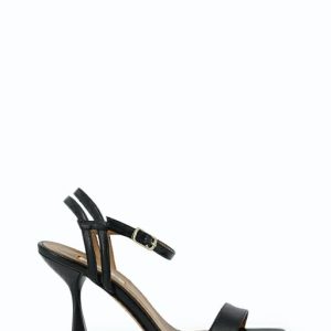 212L SOFT NERO SANDALO TACCO ALTO ROCCHETTO DONNA - L AMOUR
