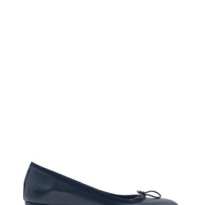GT33 NAPPA BLU CLASSICO BALLERINA TACCO BASSO - CRASTO