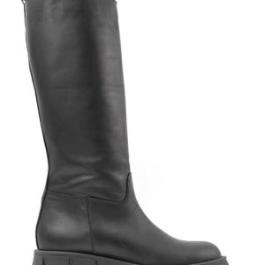 G-60 VITELLO NERO STIVALE COMBAT BIKERS - NICOLE