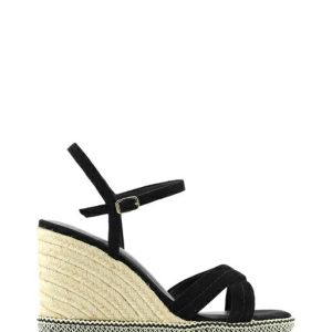 28363-20 BLACK NERO SANDALO ZEPPA ALTA DONNA - TAMARIS