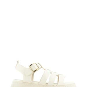 28719-20 IVORY AVORIO SANDALO TACCO BASSO DONNA - TAMARIS