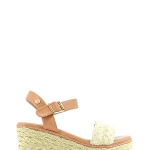 141063 ORO BEIGE SANDALO ZEPPA MEDIA CORDA - XTI FOOTWEAR