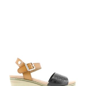 140906 NEGRO NERO SANDALO ZEPPA MEDIA DONNA - XTI FOOTWEAR