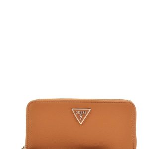 SWBG87 78460 MERIDIAN LARGE COGNAC PORTAFOGLIO GRANDE-GUESS?