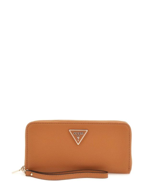 SWBG87 78460 MERIDIAN LARGE COGNAC PORTAFOGLIO GRANDE-GUESS?