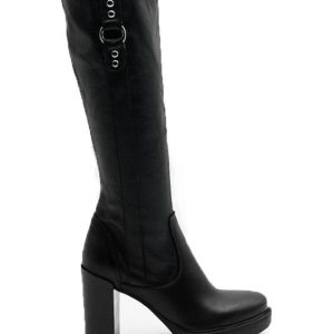 A30 VIT NERO STIVALE TACCO ALTO DONNA - OPEN TOO