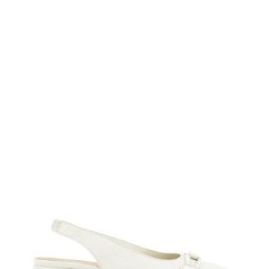 23021 CREMA DECOLLETE CHANEL QUADRATO TACCO BASSO-EPOCHE XI