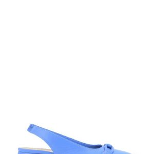 23021 BLU DECOLLETE CHANEL QUADRATO TACCO BASSO - EPOCHE XI