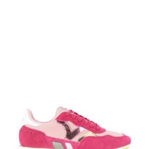 1154101 FUXIA SNEAKER STRINGATA TESSUTO DONNA - VICTORIA