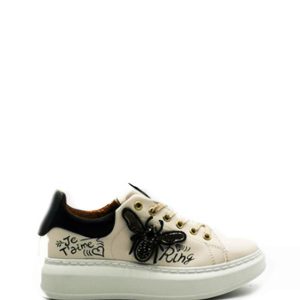 GAETA BEIGE/NERO SNEAKERS DONNA