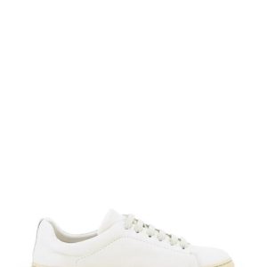 28P0 MOUSSE OFF WHITE SNEAKER STRINGATA ESTIVA PELLE - FRAU
