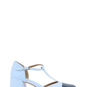 4000 PELLE OASI/BLU NAVY DECOLLETE APERTO SUI LATI - DOOP