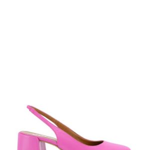 4001 PELLE FUXIA SLINGBACK TACCO MEDIO - DOOP