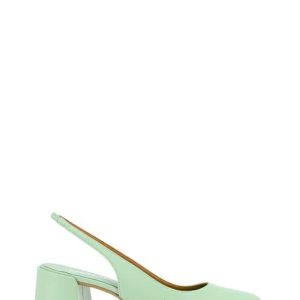 4001 PELLE ALOE VERDE SLINGBACK TACCO MEDIO - DOOP