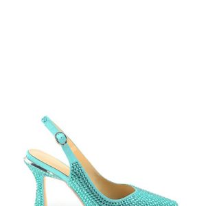 V23185 SATIN OCEAN BLU CHANEL STRASS - ALMA EN PENA