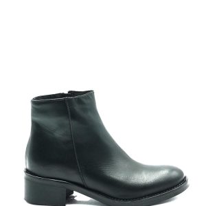 BETTA VITELLO NERO STIVALETTO TACCO BASSO DONNA