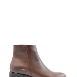 BETTA VITELLO CUOIO STIVALETTO TACCO BASSO DONNA - TILLA