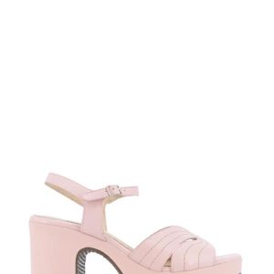 L-1022 ISEO ROSA SANDALO TACCO MEDIO - WONDERS