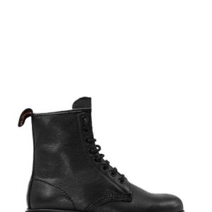 S883-01 BLACK NERO STIVALETTO ANFIBIO - SHOOTERS