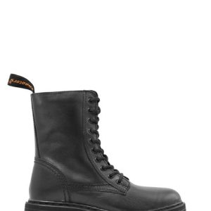 S1115-01 NAPPA NERO BLACK STIVALETTO ANFIBIO - SHOOTERS