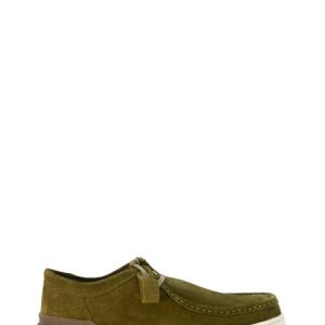 171983 VERDE COURTLITEWALLY BARCA PELLE SCAMOSCIATA - CLARKS