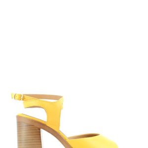 2355 GIALLO SANDALO TACCO LARGO ALTO - EPOCHE' XI