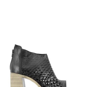 Y3707 SCT BLK NERO STIVALETTO ESTIVO APERTO PUNTA - BUENO