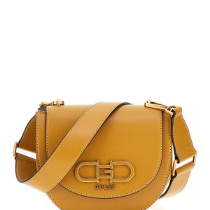HWVB89 82770 FLEET SADDLE MUSTARD BORSA/TRACOLLA - GUESS?