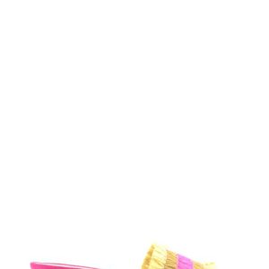 L20 FUXIA CIABATTINA TACCO BASSO FRANGE - LAURA F