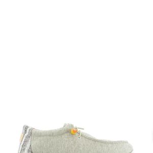 2450 COTONE BEIGE MOCASSINO BARCA SLIP ON TESSUTO - WOZ?