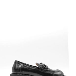 2506 VERNICE NERA MOCASSINO MORSETTO NERO - ALBANO