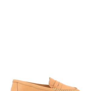 160611 PIEL CAMEL CUOIO MOCASSINO TACCO BASSO - CARMELA