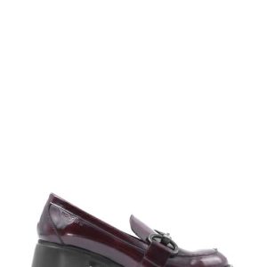 G-6121 REGATA VINO MOCASSINO TACCO MEDIO DONNA - WONDERS