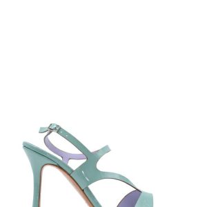 5061 VERNICE ACQUA MARINA SANDALO ELEGANTE TACCO - ALBANO