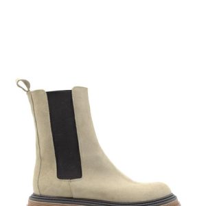 7530 CAMOSCIO TAUPE/TORTORA STIVALETTO BEATLES DONNA- NICOLE