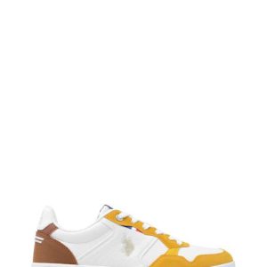 KOSMO 0016 WHITE/YELLOW SNEAKER UOMO - U.S. POLO