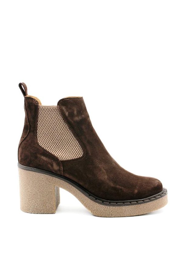 T2900 SFT BRW MARRONE STIVALETTO TACCO MEDIO DONNA - BUENO