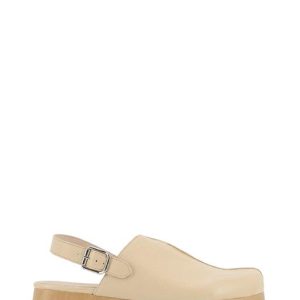 B-8501 WILD NATURAL SABOT CINTURINO ZEPPA BASSA - WONDERS