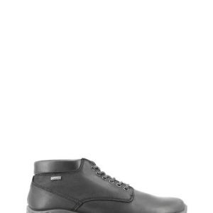 46190 00 NABUK INGRASSATO NERO SNEAKER ALTA UOMO - IGI&CO
