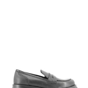 46794 00 VITELLO NERO MOCASSINO FONDO GOMMA - IGI&CO