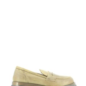 46794 11 NABUK TAUPE MOCASSINO FONDO GOMMA - IGI&CO