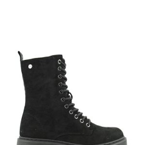 142127 NEGRO NERO STIVALETTO ANFIBIO - XTI FOOTWEAR