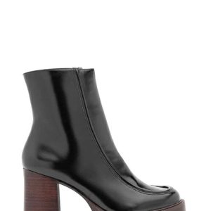 25318-29 001 NERO STIVALETTI TACCO ALTO LARGO DONNA -TAMARIS
