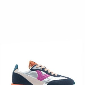 113610 5 MARINO BLU MULTICOLOR SNEAKER DONNA - VICTORIA