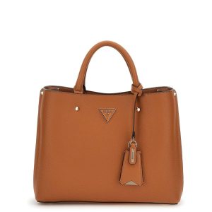 HWBG87 78060 MERIDIAN SATCHEL COGNAC BORSA - GUESS?
