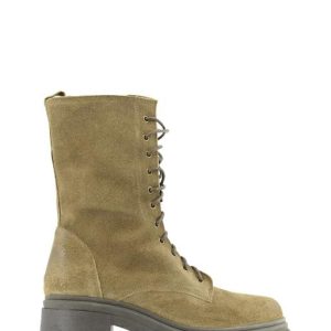 3302 CROSTA TAUPE ANFIBIO 3/4 TACCO MEDIO  - OPEN TOO